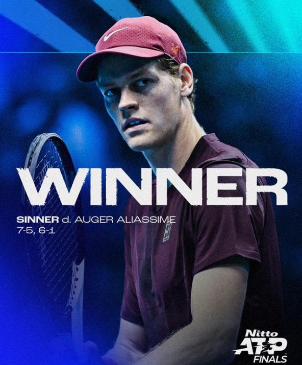 ATP总决赛逆转美网，辛纳关键制胜